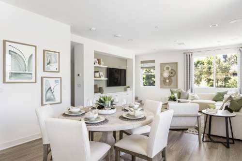 Plan 6 Model Home Dining Nook